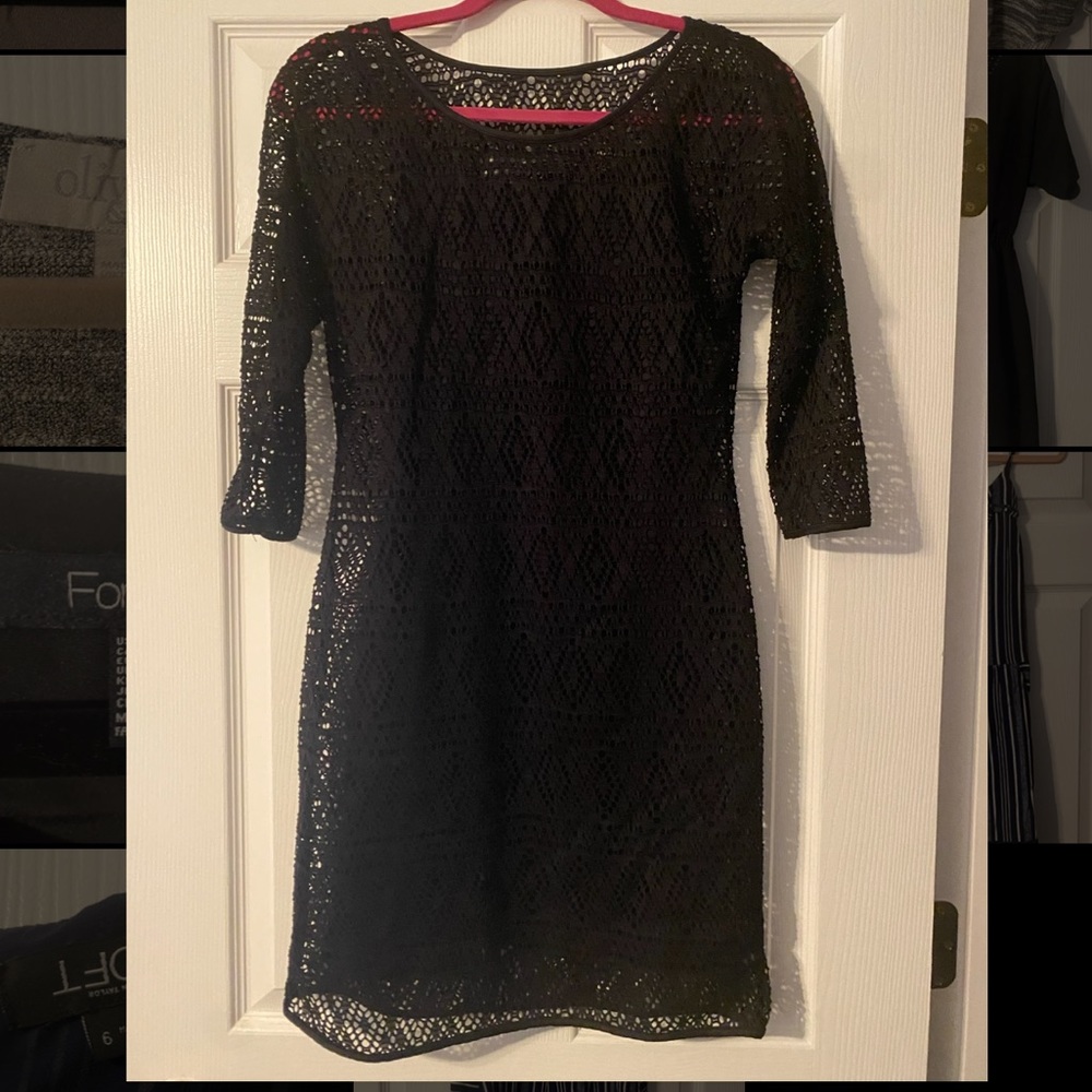 Express Black Lace dress